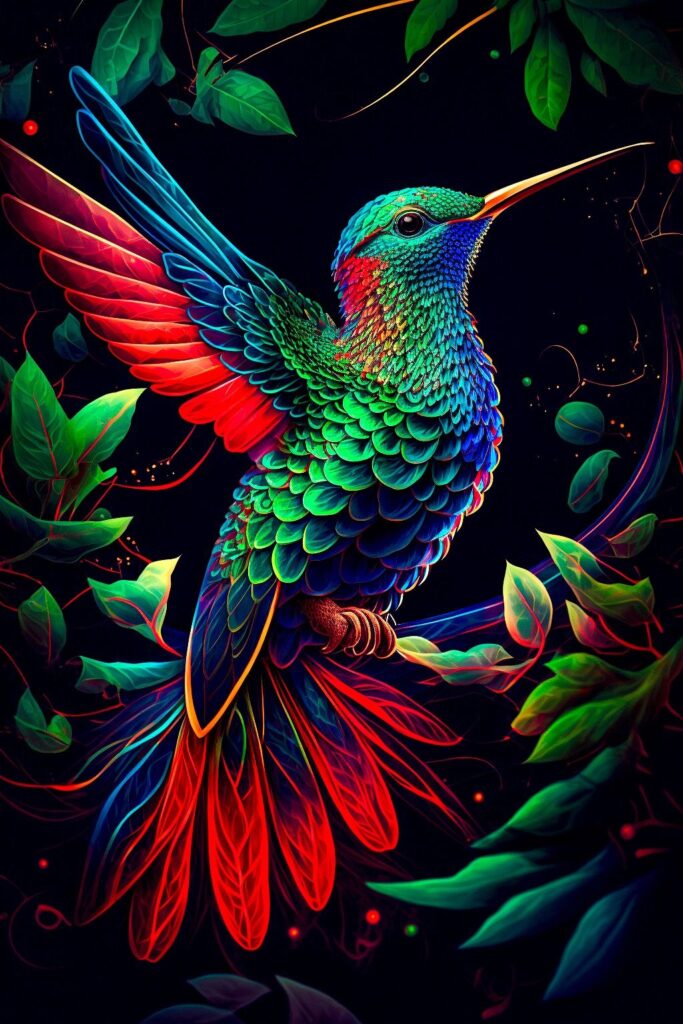 Colibrí animal de poder Shamanic Visions