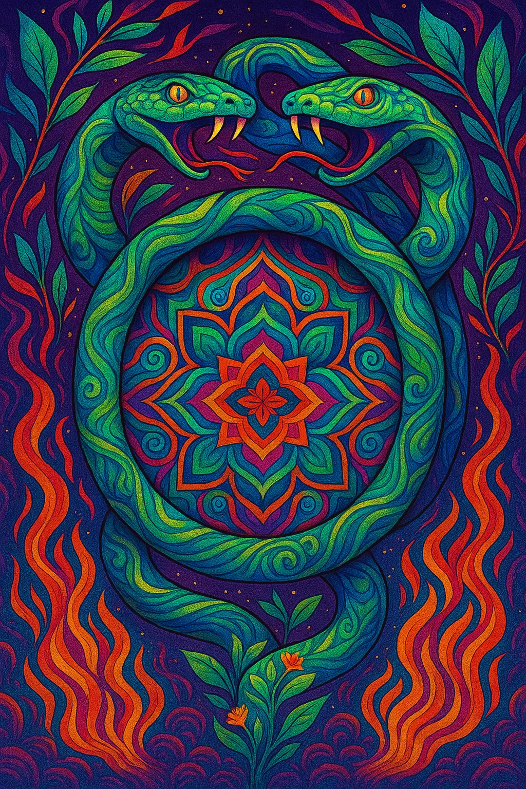 La anaconda en las visiones con ayahuasca