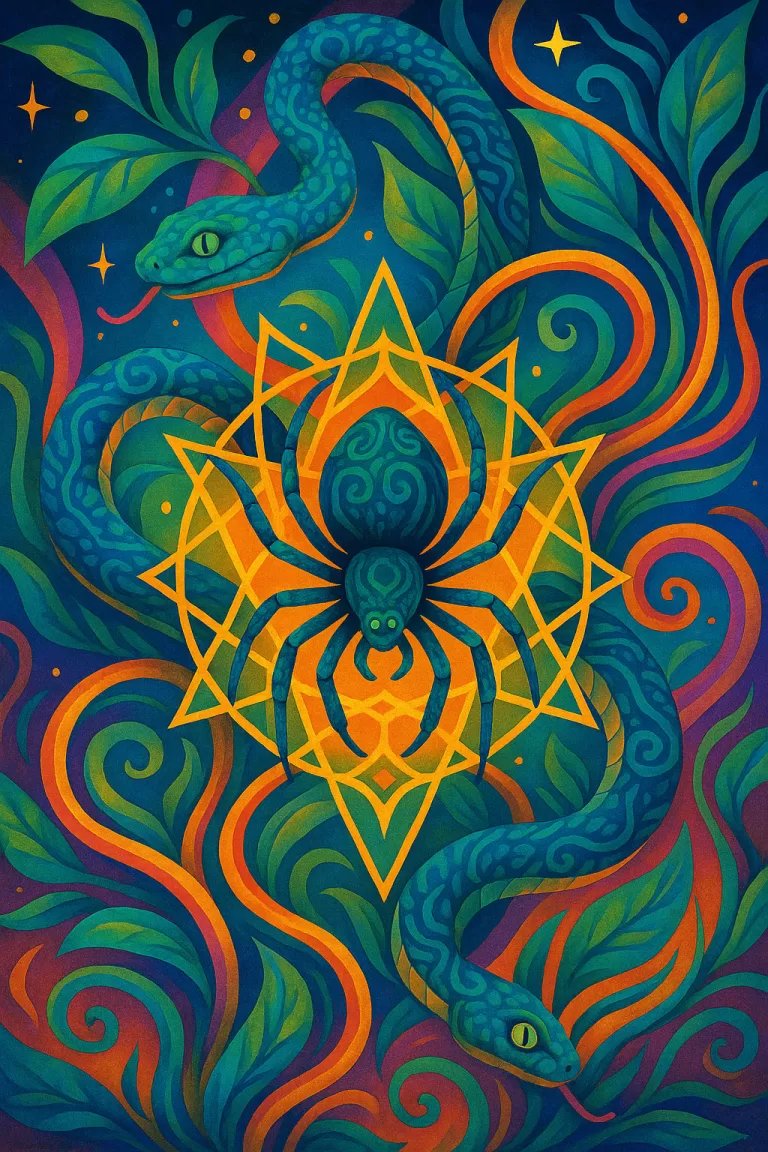 arañas animal espiritual ayahuasca roninronin